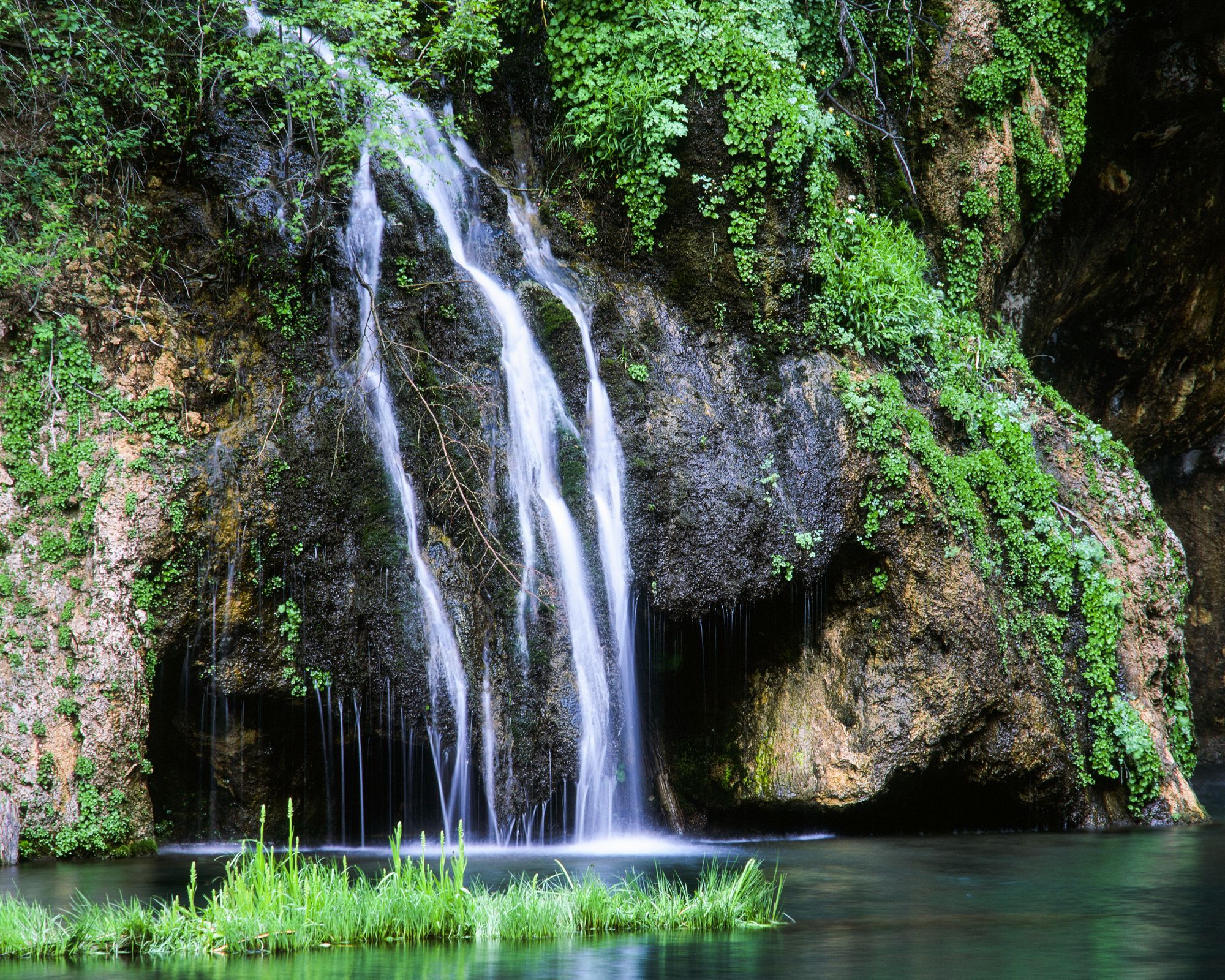 Five frames from Hanging Lake