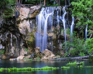 Five frames from Hanging Lake
